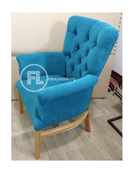 720265-MLA41503714257_042020,Sillón Silla Cabecero Berger( Vip) Paraiso Refozada Chenille